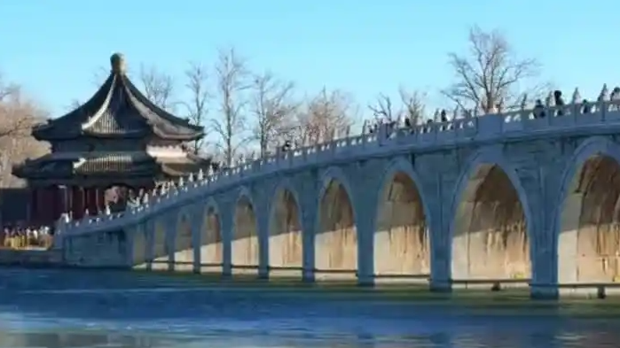 冬至限定！颐和园十七孔桥“金光穿洞”再现，为何每年都能引爆全网？